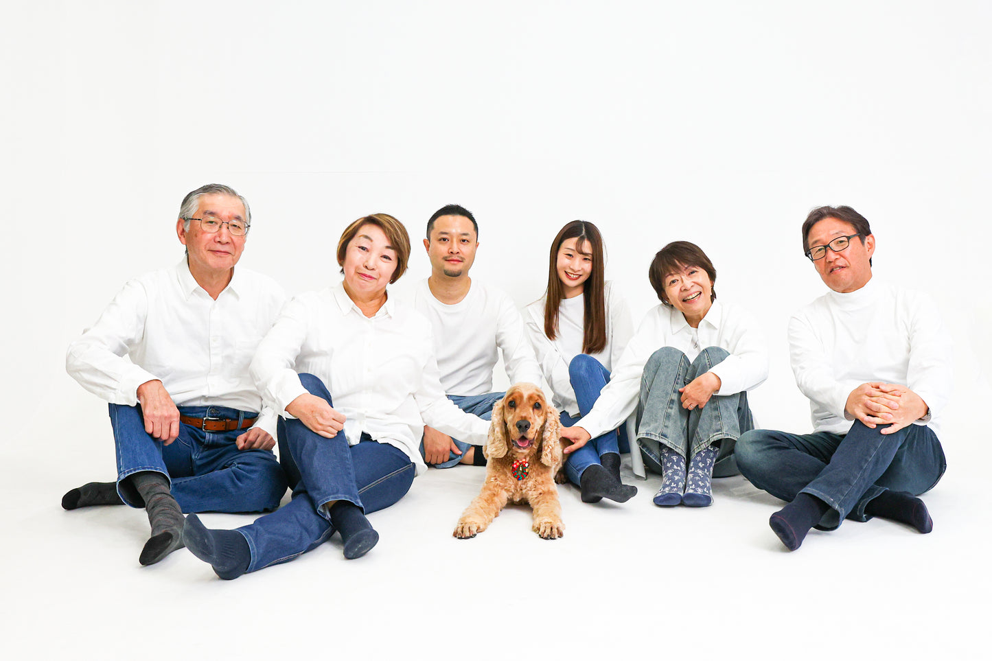 【愛犬ギフト】家族写真+愛犬撮影