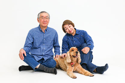【愛犬ギフト】家族写真+愛犬撮影