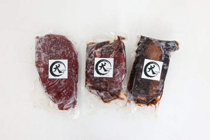 【冷凍/静岡産】鹿（モモ）/生肉ブロック（500g）