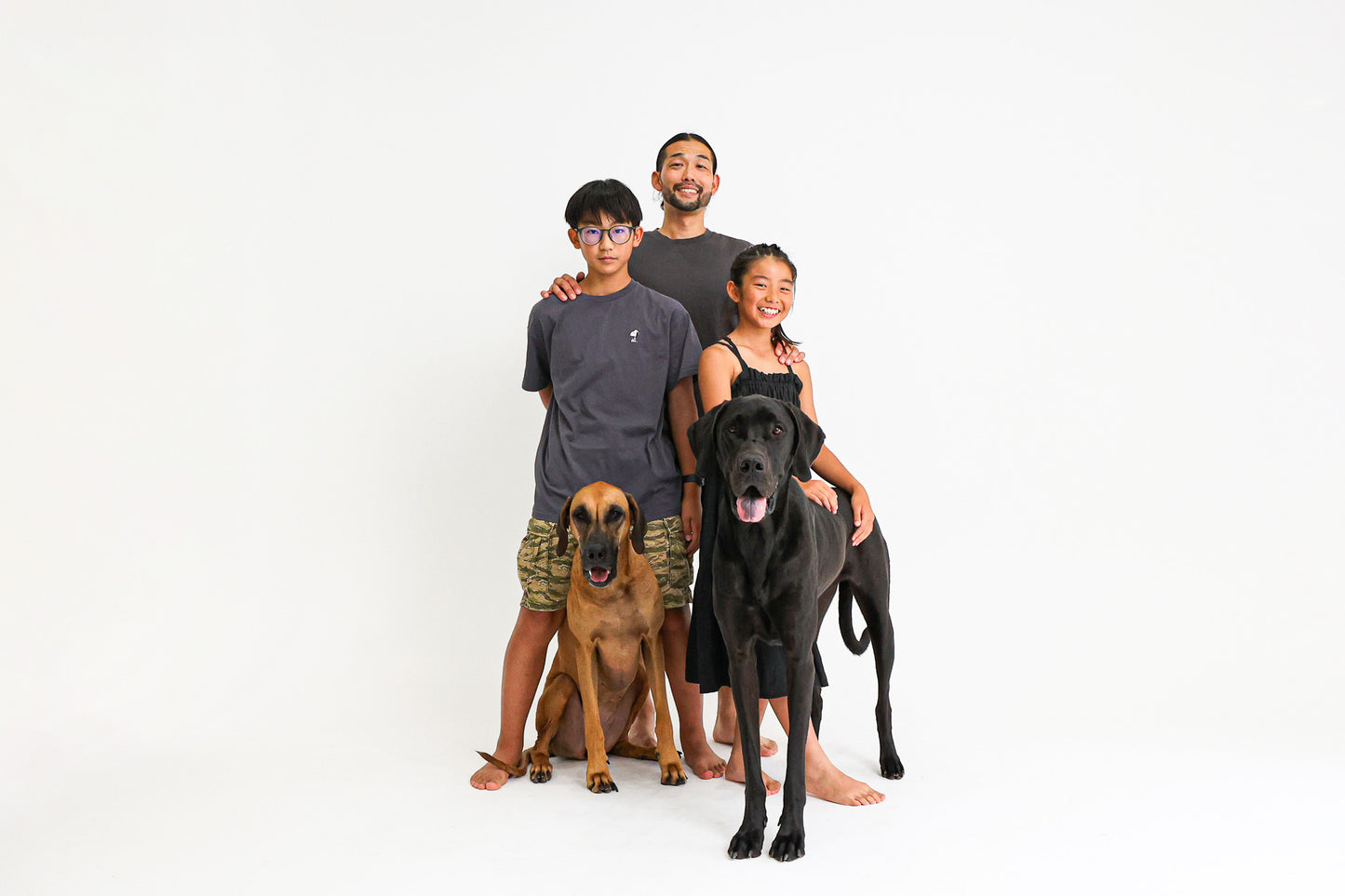 【愛犬ギフト】家族写真+愛犬撮影