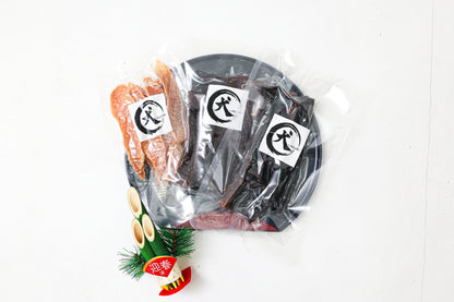 【お正月限定/大袋】ご褒美3点セット（鶏ささみ、マグロ、馬）