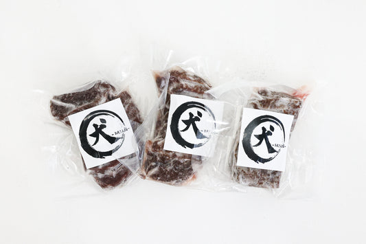 【冷凍/静岡県産】鹿ロース/３個セット（小袋／焼成前100g）