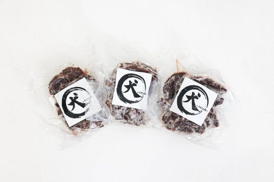 【冷凍/山梨県産】馬ハラミ/３個セット（小袋／焼成前100g）